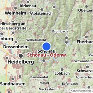 Kartenvorschau Schönau - Odenw