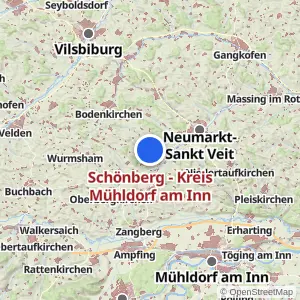 Kartenvorschau Schönberg - Kreis Mühldorf am Inn