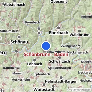 Kartenvorschau Schönbrunn - Baden