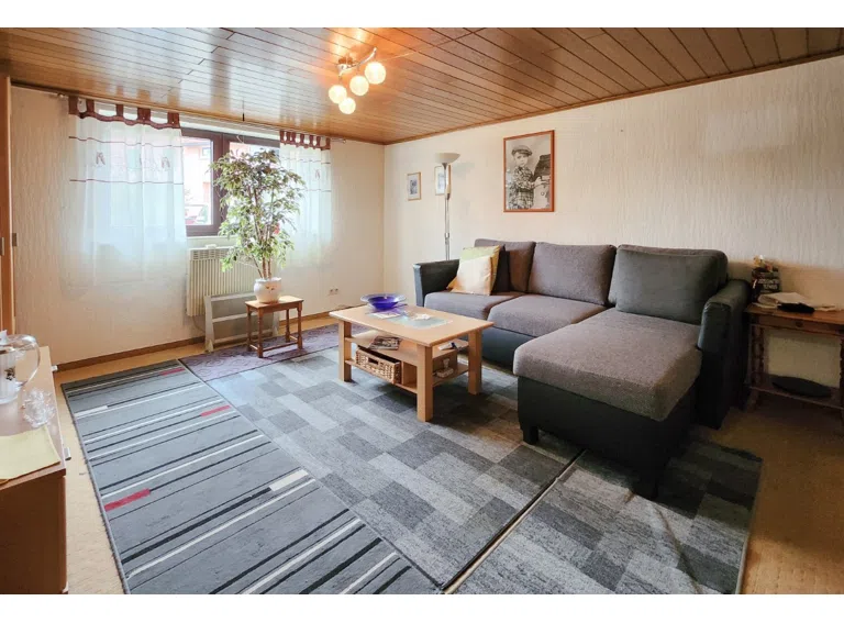 EG Wohnzimmer mit Kaminofen