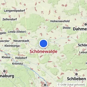 Kartenvorschau Schönewalde
