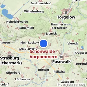 Kartenvorschau Schönwalde - Vorpommern