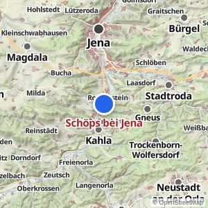 Kartenvorschau Schöps bei Jena