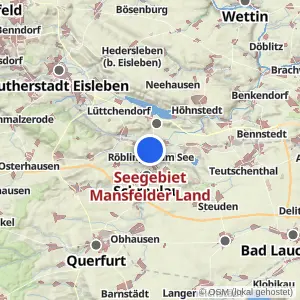 Kartenvorschau Seegebiet Mansfelder Land