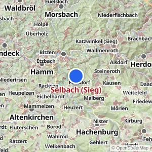 Kartenvorschau Selbach (Sieg)
