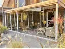 Terrasse mit Ofen