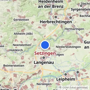 Kartenvorschau Setzingen