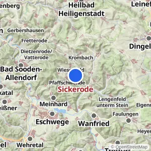 Kartenvorschau Sickerode