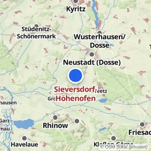 Kartenvorschau Sieversdorf-Hohenofen