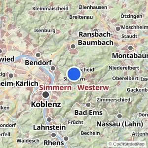 Kartenvorschau Simmern - Westerw