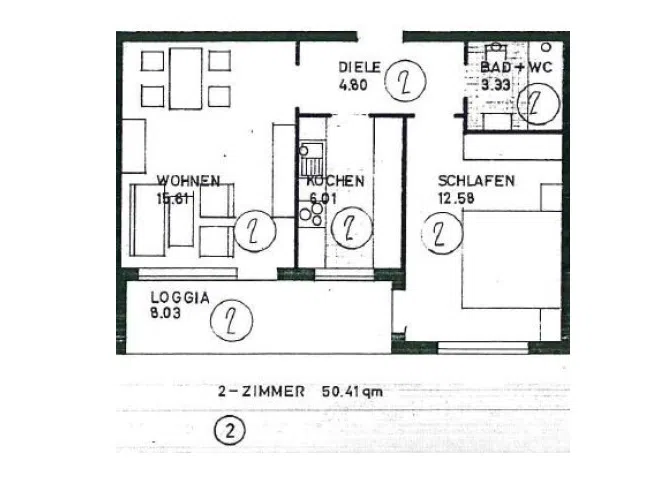 Bemasster Grundriss