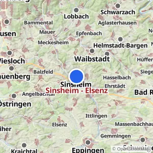 Kartenvorschau Sinsheim - Elsenz