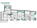 Grundriss Apartmenthaus 1. OG