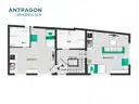 Grundriss Apartmenthaus EG