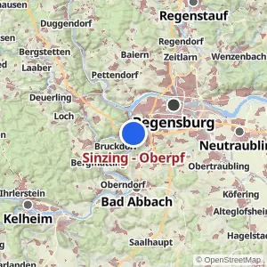 Kartenvorschau Sinzing - Oberpf