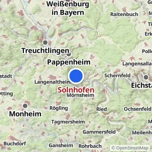 Kartenvorschau Solnhofen