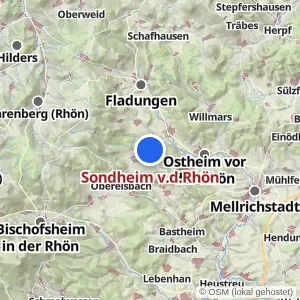 Kartenvorschau Sondheim v.d.Rhön
