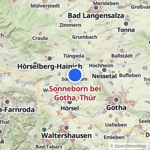 Kartenvorschau Sonneborn bei Gotha, Thür