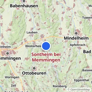 Kartenvorschau Sontheim bei Memmingen