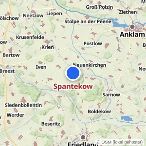 Kartenvorschau Spantekow