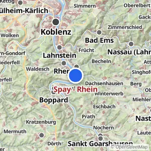 Kartenvorschau Spay - Rhein