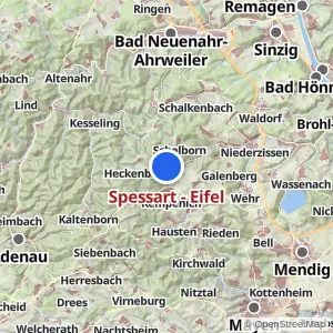 Kartenvorschau Spessart - Eifel