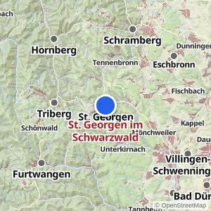 Kartenvorschau St. Georgen im Schwarzwald