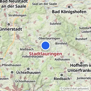 Kartenvorschau Stadtlauringen