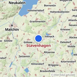 Kartenvorschau Stavenhagen