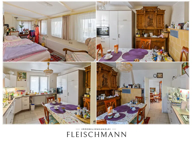 Küche und Gästezimmer