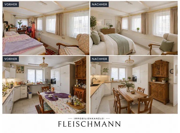 Vorher Nachher Ideen Küche und Gästezimmer