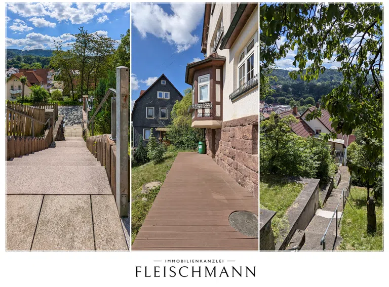 Zuwegung zum Haus