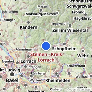 Kartenvorschau Steinen - Kreis Lörrach