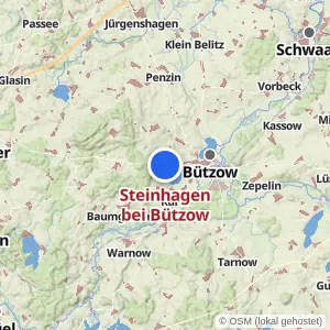 Kartenvorschau Steinhagen bei Bützow