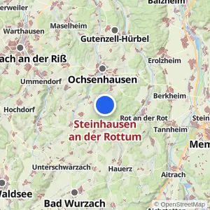 Kartenvorschau Steinhausen an der Rottum
