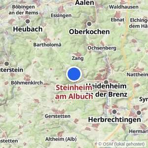 Kartenvorschau Steinheim am Albuch