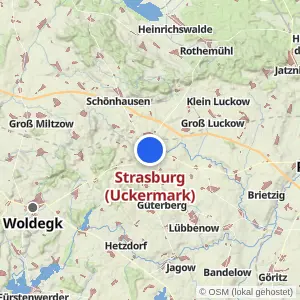 Kartenvorschau Strasburg (Uckermark)