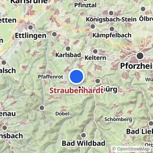 Kartenvorschau Straubenhardt