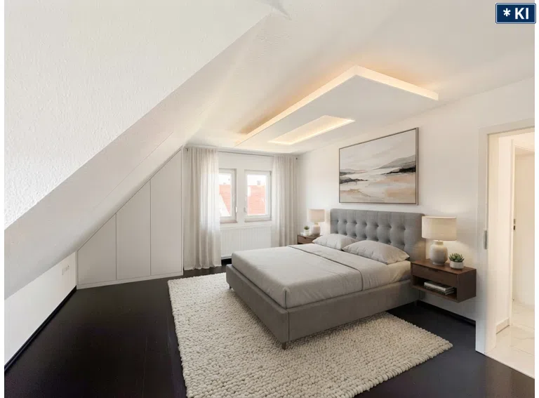Schlafen - virtuelles Homestaging