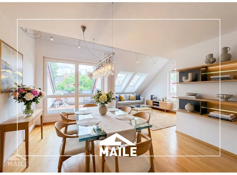 Wohnbereich - virtuelles Homestaging