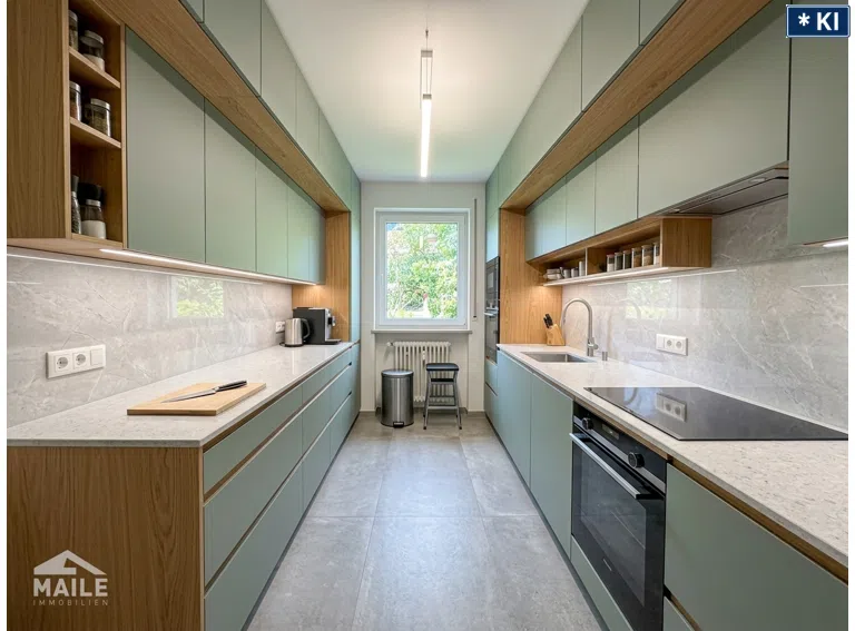 Küche - virtuelles Homestaging