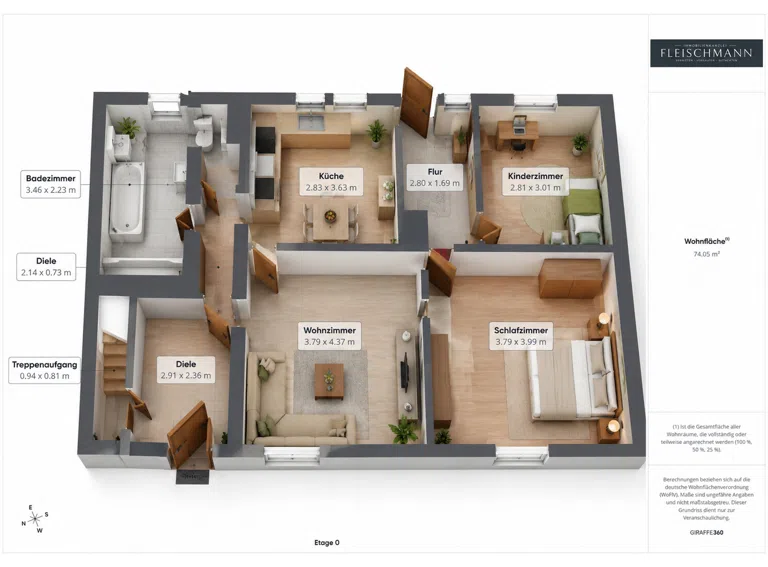 3D Grundriss EG