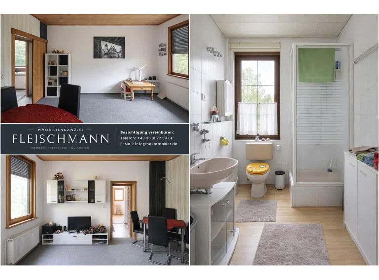 EG Wohnzimmer und Bad