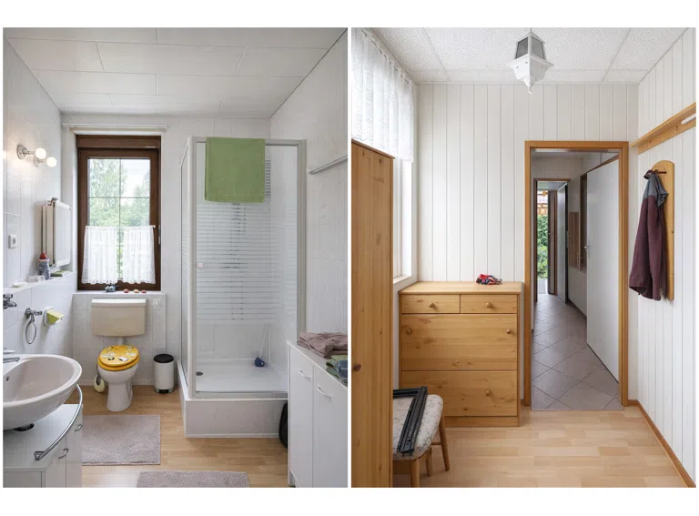 EG Bad mit Dusche und Wc