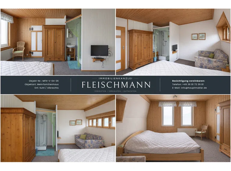 2.OG Schlafzimmer mit Dusche
