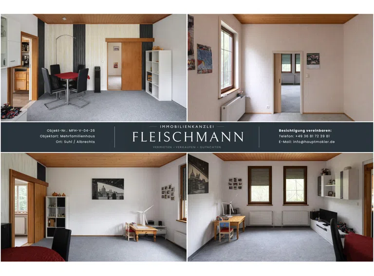 EG Wohnzimmer und Schlafzimmer