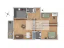 Wohnungsgrundriss EG + OG
