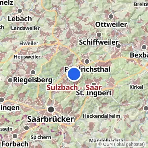 Kartenvorschau Sulzbach -  Saar