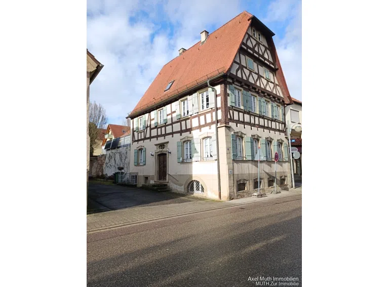 Schöne Fachwerkfassade