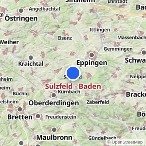 Kartenvorschau Sulzfeld - Baden